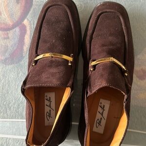 Brown suede men’s shoes